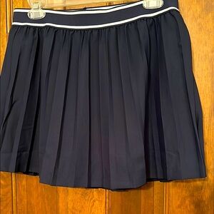 NWT Peter Millar Blue Golf/ Skater Mini Skirt Pleated Casual